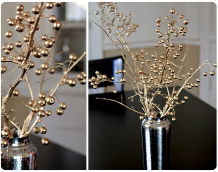 Gold Painted Birch Branches - Gold Birch Branches